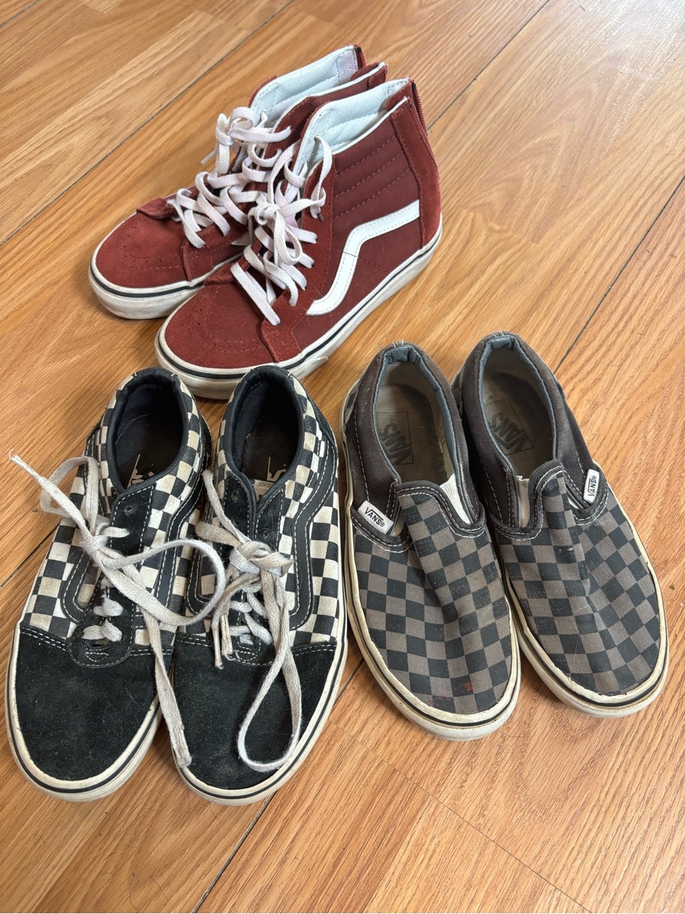Boys size 2 vans lot